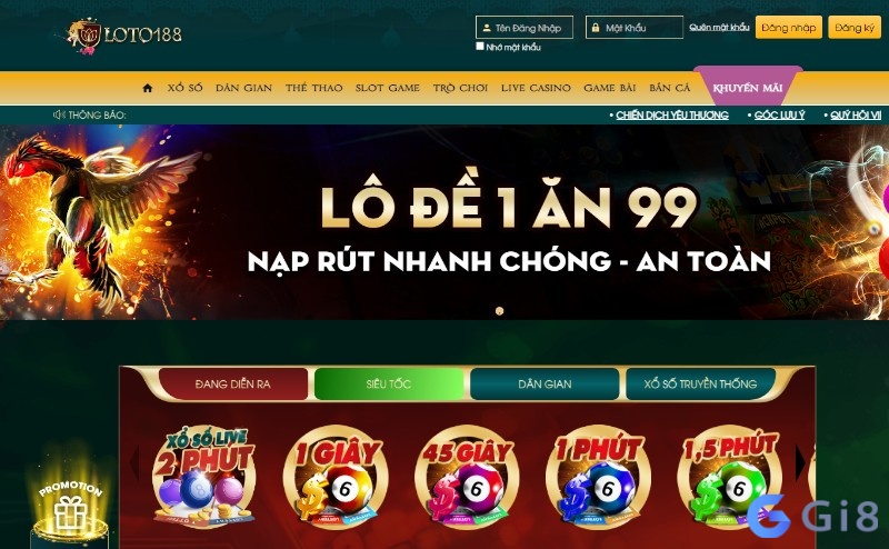 App loto188 là sân chơi cá cược online uy tín