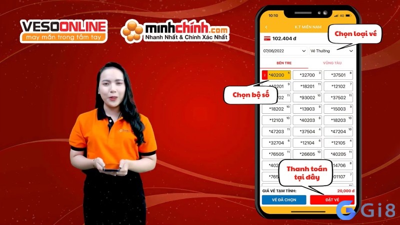 Dễ dàng mua vé số kiến thiết online tại Minh Chính